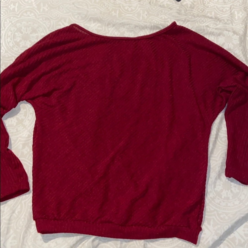 Big thin soft sweater .
